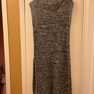 Sleeveless sweater dress